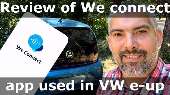 Video: Review of We Connect app used to control Vw e-up!