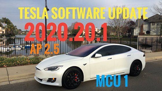 Video: Tesla Model S P100D Performance Software Update Features Review 2020.20.1