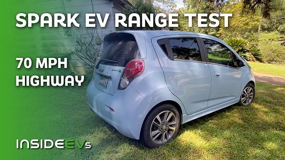 Video: Chevrolet Spark EV 70mph Highway Range Test