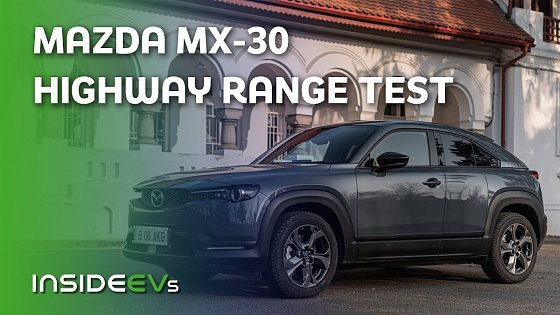 Video: Mazda MX-30 Highway 70 MPH Highway EV Range Test (Cold)