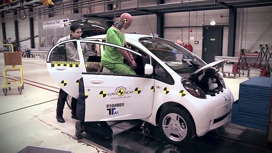 Video: Euro NCAP testing plug-in electric vehicles -- Mitsubishi i-MiEV
