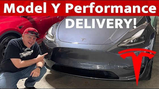 Video: We take Delivery of a 2022 Tesla Model Y Performance at Burbank