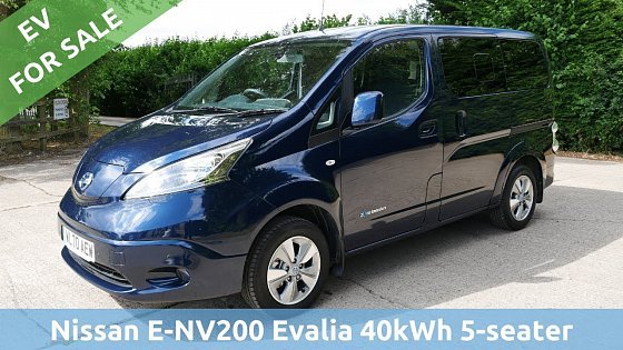 Video: For sale: 2021 Nissan E-NV200 Evalia 40kWh 5-seater electric vehicle