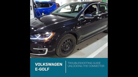 Video: Removing the stuck connector – Volkswagen e-Golf