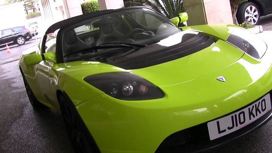 Video: First time of Tesla Roadster in Portugal (Estoril, May of 2010)