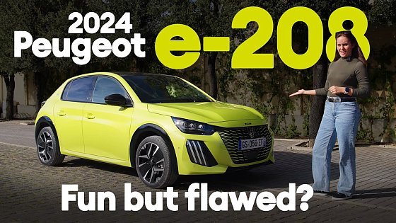 Video: DRIVEN: 2024 Peugeot e-208: fun but flawed? | Electrifying.com