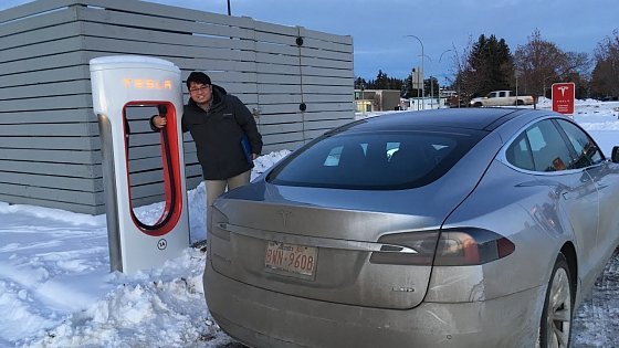 Video: #14 RANGE ANXIETY! First Tesla Roadtrip in the Winter in our Model S 60D (PART 2 of 2)