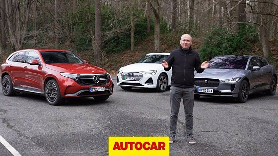 Video: Audi e-tron Sportback vs Jaguar i-Pace vs Mercedes EQC review | Luxury SUVs head-to-head | Autocar