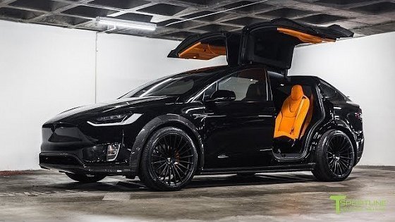 Video: T Largo #7: Tesla Model X P100D Wide Body Package with Custom Lamborghini Orange Leather Interior