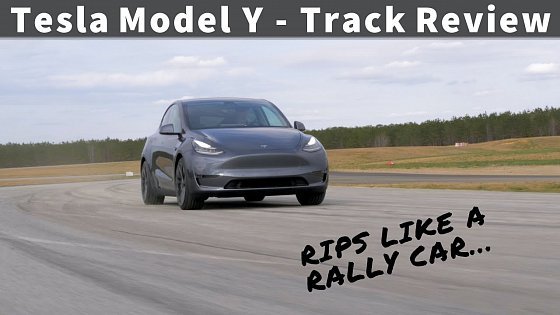Video: Will it drift? Tesla Model Y Performance Track Review