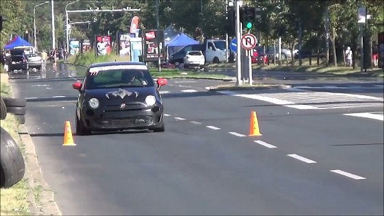 Video: Srdjan Petrov - Autoslalom Usce I 2023 - Fiat 500 abarth