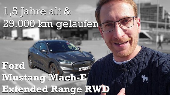 Video: Ford Mustang Mach-E Extended Range RWD - Reichweitentest (130 km/h) | autofilou [2160p]