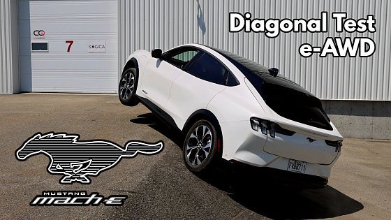 Video: Ford Mustang Mach-E eAWD diagonal test | Better than most SUV!
