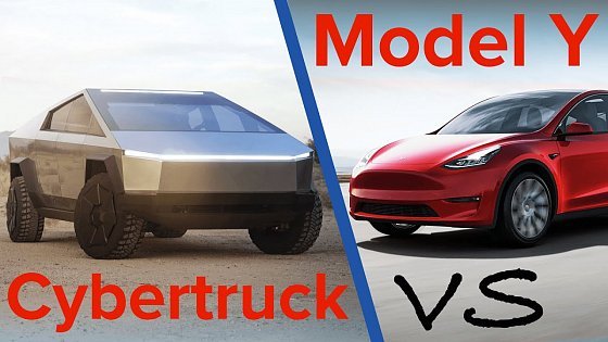 Video: Tesla Model Y vs Cybertruck
