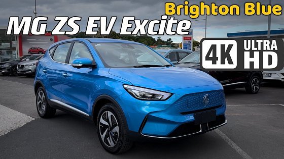 Video: 2023 MG ZS EV Excite in Brighton Blue Metallic -- Walkaround, Interior, Exterior 4K