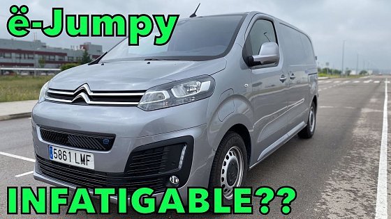 Video: ¿Cuántos km puede recorrer una FURGONETA ELÉCTRICA en autovía? Citroën e-Jumpy 75 kWh MOTORK
