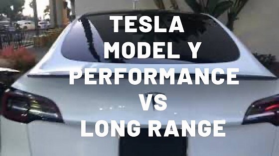 Video: Tesla Model Y Performance vs Tesla Model Y Long Range