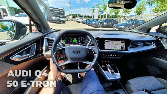Video: New AUDI Q4 50 e-Tron 2021 Test Drive Review POV