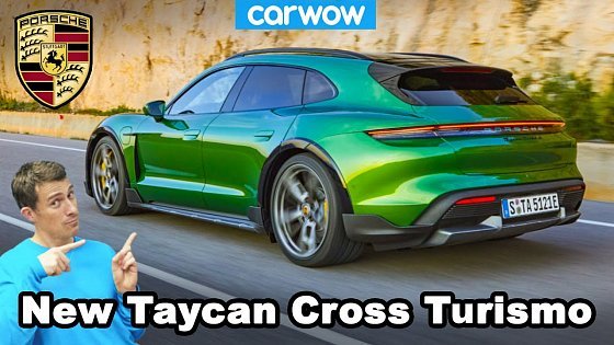 Video: New Porsche Taycan Cross Turismo 2021 - the world&#39;s quickest estate!
