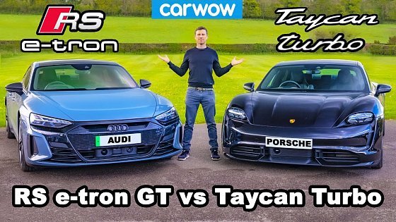 Video: Audi RS e-tron GT v Porsche Taycan Turbo - which is best?