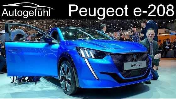Video: All-new Peugeot 208 REVIEW with EV Peugeot e-208 GT - Autogefühl