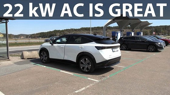 Video: Nissan Ariya 87 kWh e-4orce road trip to Gøteborg part 3