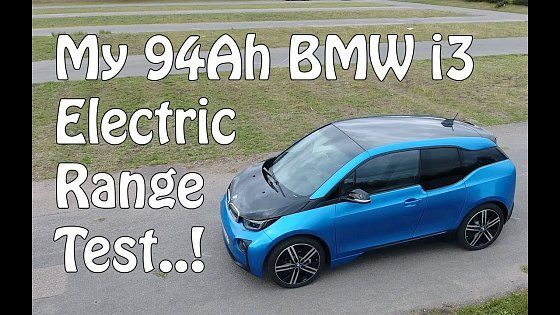 Video: 94Ah BMW i3 Battery Range Test - Real World General Commuting - 124 Miles Achieved