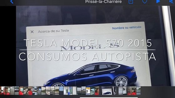 Video: Tesla Model S70 2015, consumo autopista