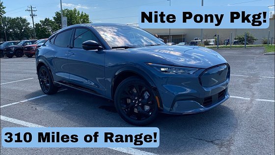 Video: 2023 Ford Mustang Mach-E Premium Extended Range “Nite Pony” POV Test Drive &amp; Review