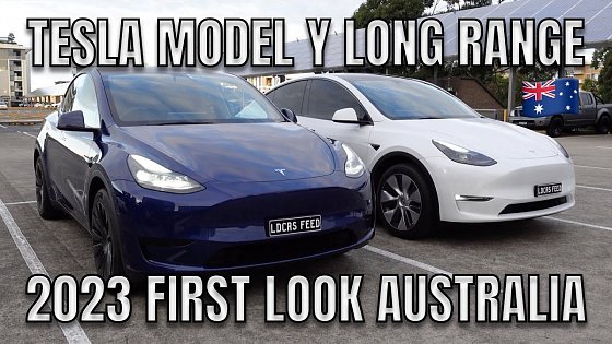 Video: Comparing The Model Y Long Range With Rear Wheel Drive In Australia