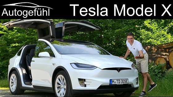 Video: The Tesla Model X FULL REVIEW 100D shows why this is the best car for show-off - Autogefühl