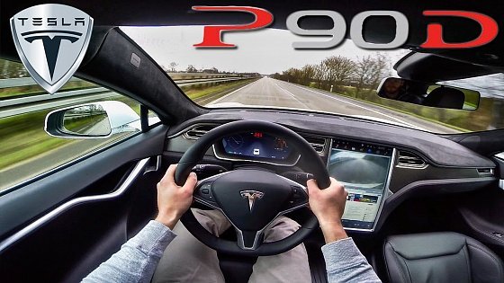 Video: Tesla Model S P90D 762 HP POV AUTOBAHN Acceleration AutoPilot &amp; Ludicrous by AutoTopNL