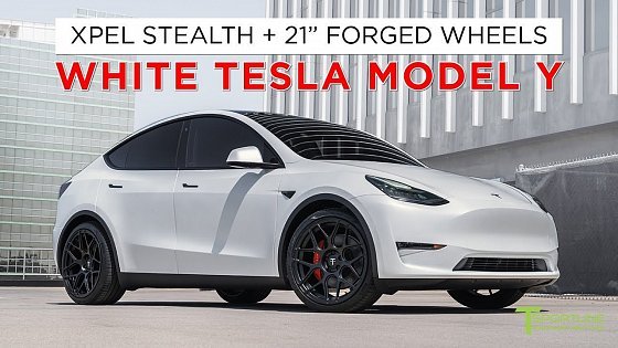 Video: Pearl White Tesla Model Y Performance Protected with Xpel Stealth Paint Protection Film