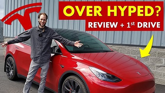Video: OVER RATED? Tesla Model Y Performance Review + 1st Drive