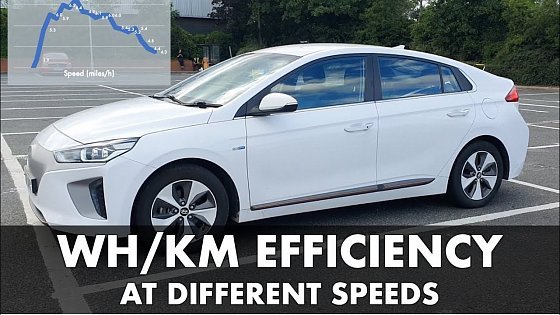 Video: Ioniq EV 28kWh - What&#39;s the Wh/km efficiency at different driving speeds?