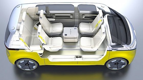 Video: VW I.D. BUZZ INTERIOR REVIEW 2018 VW Campervan INTERIOR 2018 Electric VW ID REVIEW New CARJAM