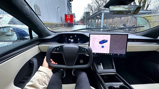 Video: New Tesla Model S Plaid Test Drive POV 2023