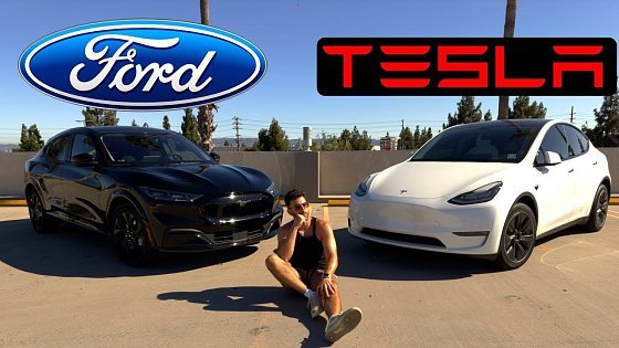 Video: 2024 Tesla Model Y vs. Mustang Mach-E | The Shocking Truth Exposed!