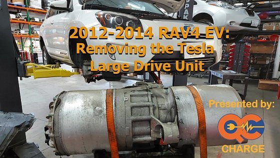 Video: 2012-2014 Toyota RAV4 EV: Tesla Large Drive Unit Removal