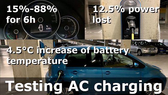 Video: Testing the onboard AC charger on Volkswagen e-up gen. 2