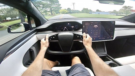 Video: 2022 Tesla Model X Plaid: POV Drive, Impressions and ASMR