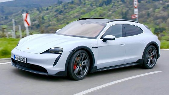 Video: NEW Porsche Taycan 4S Cross Turismo (2022) - DRIVING, exterior &amp; interior