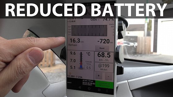 Video: Nissan Leaf 24 kWh battery degradation test