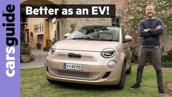 Video: 2024 Fiat 500e electric car review: New EV city car takes on Mini Cooper Electric and GWM Ora