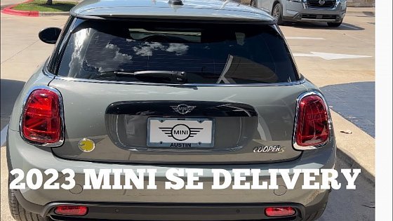 Video: Taking Delivery Of A 2023 Mini SE and Range Test 