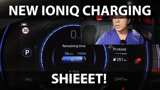Video: Hyundai Ioniq 38 kWh fast charging