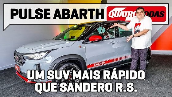 Video: Fiat Pulse Abarth: um SUV mais rápido que Sandero R.S. e Polo GTS