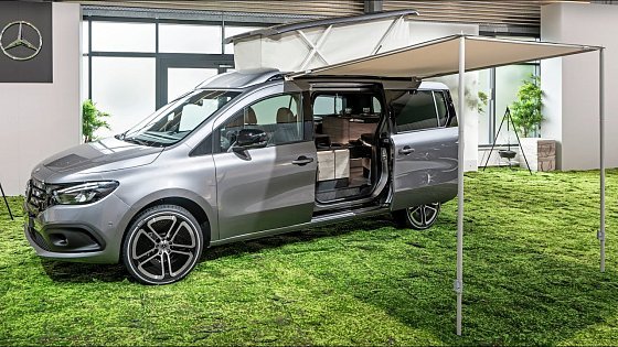 Video: New Mercedes-Benz EQT Marco Polo Concept 2023 | FIRST LOOK, Exterior, Interior &amp; Camping Equipment