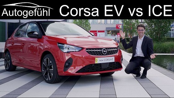 Video: all-new Opel Corsa F REVIEW Corsa-e (EV) vs Corsa GS-Line (petrol) comparison Vauxhall Corsa