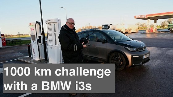 Video: 1000 km challenge with a BMW i3s (120 Ah)